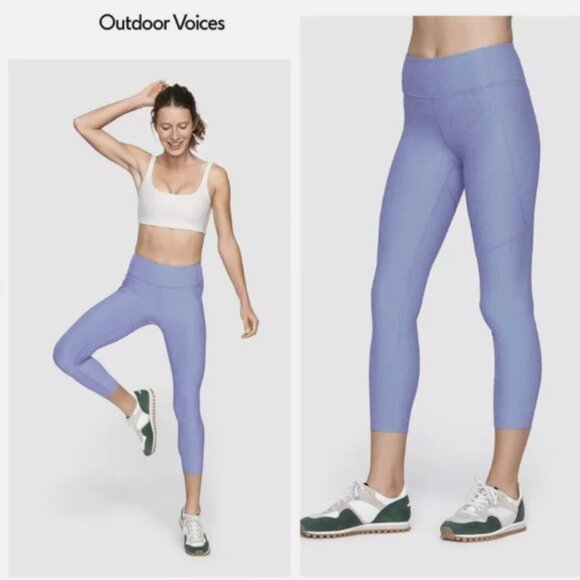 Outdoor Voices Crop Top & Legging Athletic Set - M - NEW - Picture 2 of 11